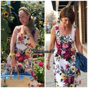 NWT, Anthropologie, Amelia Floral Print Dress